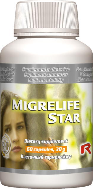 MIGRELIFE STAR, 60 cps (DOPLNĚK STRAVY)
