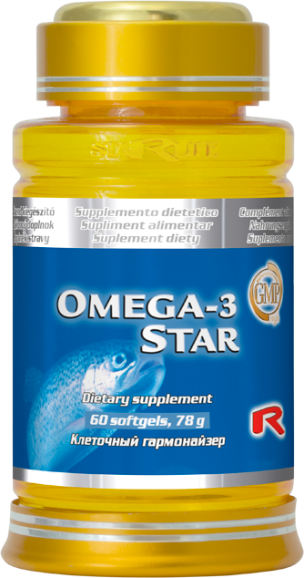 OMEGA-3 STAR, 60 sfg (DOPLNĚK STRAVY)